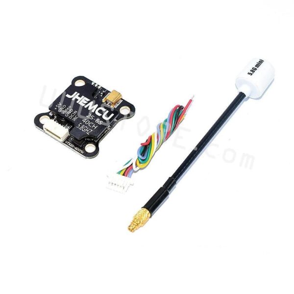 JHEMCU VTX20-600 Transmitter - 5.8G 40CH PitMode 25mW 100mW 200mW 400mW 600mW Adjustable VTX 7-26V 20X20mm for FPV RC Racing Drone — изображение 7