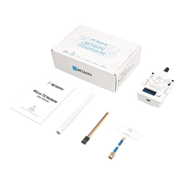 BETAFPV ExpressLRS ELRS - Micro RF TX Module ELRS 2.4G 915MHz 868MHz With Wifi OLED Screen for TX16S TX12 X9D Plus Q X7 Futaba FPV Drone Airplane 5 BETAFPV ExpressLRS ELRS - Micro RF TX Module ELRS 2.4G 915MHz 868MHz With Wifi OLED Screen for TX16S TX12 X9D Plus Q X7 Futaba FPV Drone Airplane - Image 5