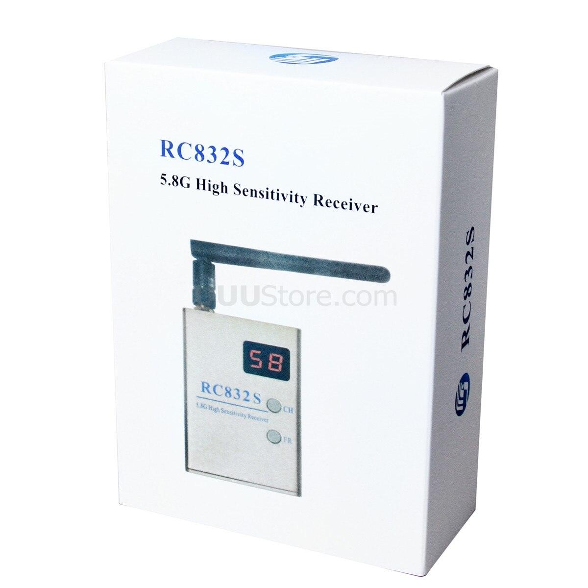 RC832S Receiver - FPV 5.8G 5.8GHz 48 Channels Video Receiver With A/V and Power Cables Same As RC832 RC832H For FPV Racing Drone 5 RC832S Receiver - FPV 5.8G 5.8GHz 48 Channels Video Receiver With A/V and Power Cables Same As RC832 RC832H For FPV Racing Drone - Image 5