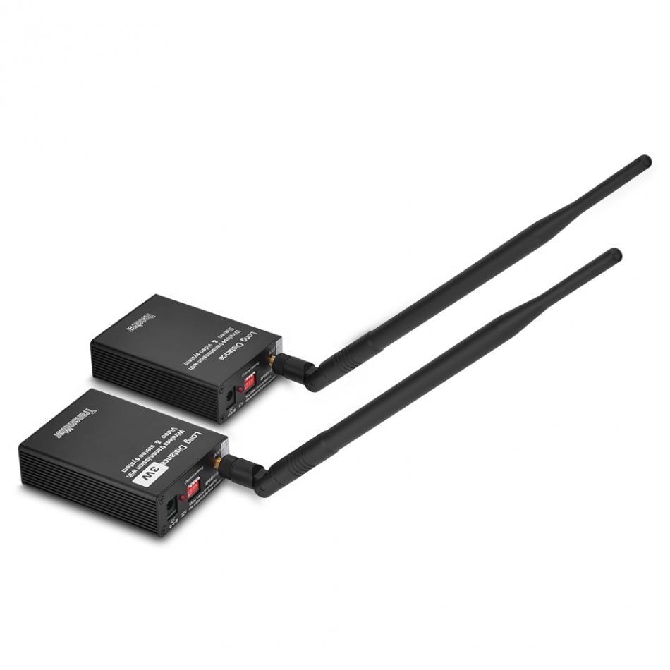 2.4G 3W Transmitter Receiver - Wireless Adapter 3000mw AV Sender Audio Video Transmitter And Receiver for VCR Recorder CCTV Camera RC FPV Monitor 2 2.4G 3W Transmitter Receiver - Wireless Adapter 3000mw AV Sender Audio Video Transmitter And Receiver for VCR Recorder CCTV Camera RC FPV Monitor - Image 2