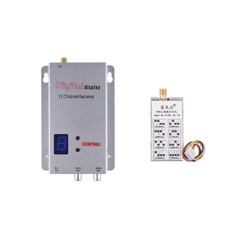 TX1000 Transmitter - 1.2G 1W 1000mW 8CH FPV Transmitter 1.2g TX 12CH Receiver RX FPV Combo Up to 3km for RC Models Drone Quad long range system 2 TX1000 Transmitter - 1.2G 1W 1000mW 8CH FPV Transmitter 1.2g TX 12CH Receiver RX FPV Combo Up to 3km for RC Models Drone Quad long range system - Image 2