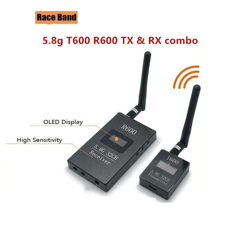 Skyzone Raceband T600 Transmitter / R600 Receiver - 5.8G 5.8ghz 600mW Transmitter R600 OLED Display 5.8g 32ch Receiver for FPV DIY Racing drone long range 1 Skyzone Raceband T600 Transmitter / R600 Receiver - 5.8G 5.8ghz 600mW Transmitter R600 OLED Display 5.8g 32ch Receiver for FPV DIY Racing drone long range