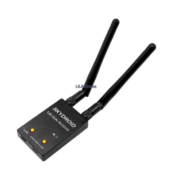 SKYDROID FPV Receiver - UVC Fuav Dual Antenna OTG 5.8G 150CH Full Channel FPV Receiver W/Audio For Android Smartphone Support transmitter 4 SKYDROID FPV Receiver - UVC Fuav Dual Antenna OTG 5.8G 150CH Full Channel FPV Receiver W/Audio For Android Smartphone Support transmitter — изображение 4