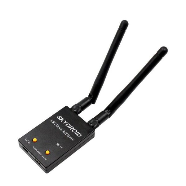 SKYDROID FPV Receiver - UVC Fuav Dual Antenna OTG 5.8G 150CH Full Channel FPV Receiver W/Audio For Android Smartphone Support transmitter 3 SKYDROID FPV Receiver - UVC Fuav Dual Antenna OTG 5.8G 150CH Full Channel FPV Receiver W/Audio For Android Smartphone Support transmitter — изображение 3