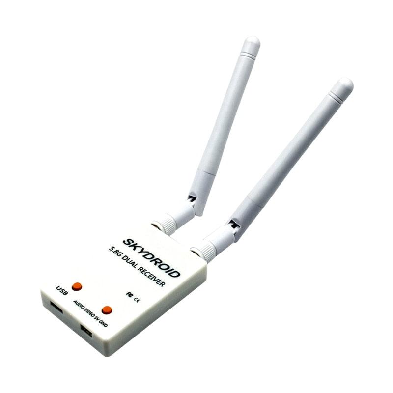 SKYDROID FPV Receiver - UVC Fuav Dual Antenna OTG 5.8G 150CH Full Channel FPV Receiver W/Audio For Android Smartphone Support transmitter 2 SKYDROID FPV Receiver - UVC Fuav Dual Antenna OTG 5.8G 150CH Full Channel FPV Receiver W/Audio For Android Smartphone Support transmitter — изображение 2