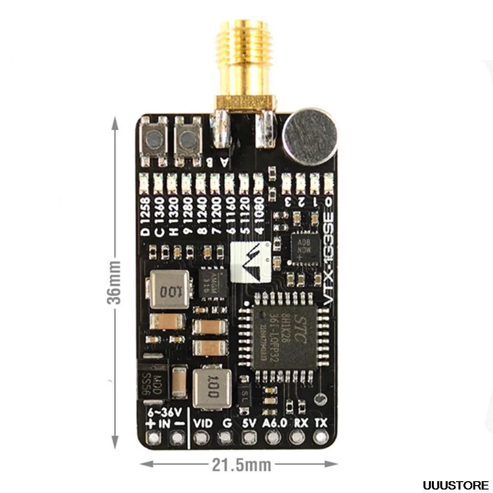 Matek System VTX-1G3SE-9 Transmitter - 1.2G/1.3GHz 9CH INTL 0.1mW/25mW/200mW/800mW FPV Transmitter For racing drone Goggles instead VTX-1G3-9 4 Matek System VTX-1G3SE-9 Transmitter - 1.2G/1.3GHz 9CH INTL 0.1mW/25mW/200mW/800mW FPV Transmitter For racing drone Goggles instead VTX-1G3-9 — изображение 4
