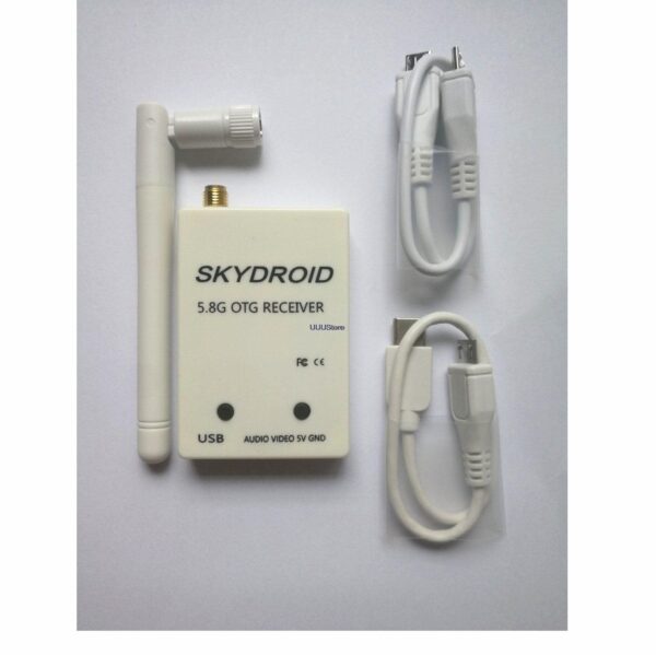 Skydroid Receiver OTG - UVC Single Control Mini FPV Receiver OTG 5.8G 150CH Channel Video Transmission Downlink Audio For Android phone — изображение 7