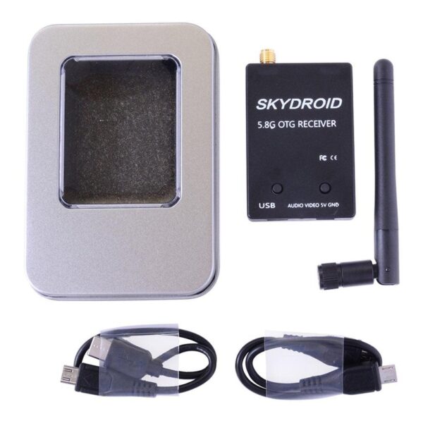 Skydroid Receiver OTG - UVC Single Control Mini FPV Receiver OTG 5.8G 150CH Channel Video Transmission Downlink Audio For Android phone — изображение 3