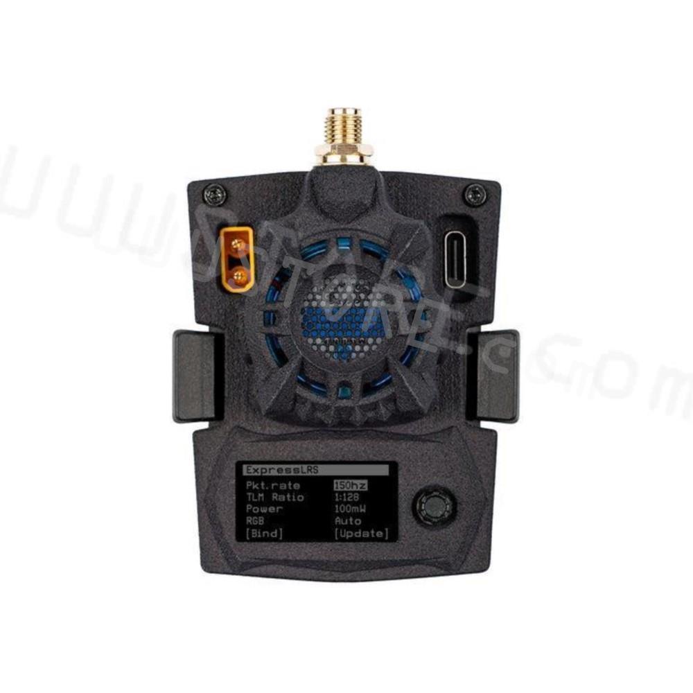 BETAFPV ELRS Micro TX Module - 2.4G 1W Black Version Backpack Built-in Cooling Fan Heat Sink for ELRS 2.4G RX OpenTX Transmitter 6 BETAFPV ELRS Micro TX Module - 2.4G 1W Black Version Backpack Built-in Cooling Fan Heat Sink for ELRS 2.4G RX OpenTX Transmitter — изображение 6