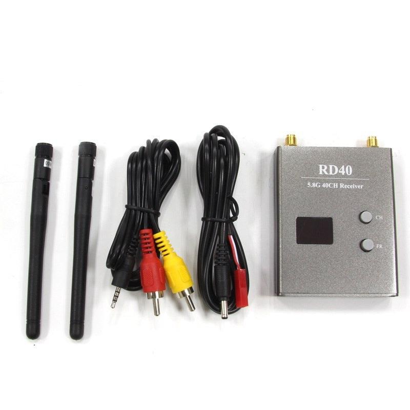 Skyzone RD40 Receiver - 5.8GHZ 48Channel RD40 Raceband Dual Diversity Receiver With A/V and Power Cables For Rc racing drone Quadcopter VS RC832 2 Skyzone RD40 Receiver - 5.8GHZ 48Channel RD40 Raceband Dual Diversity Receiver With A/V and Power Cables For Rc racing drone Quadcopter VS RC832 — изображение 2