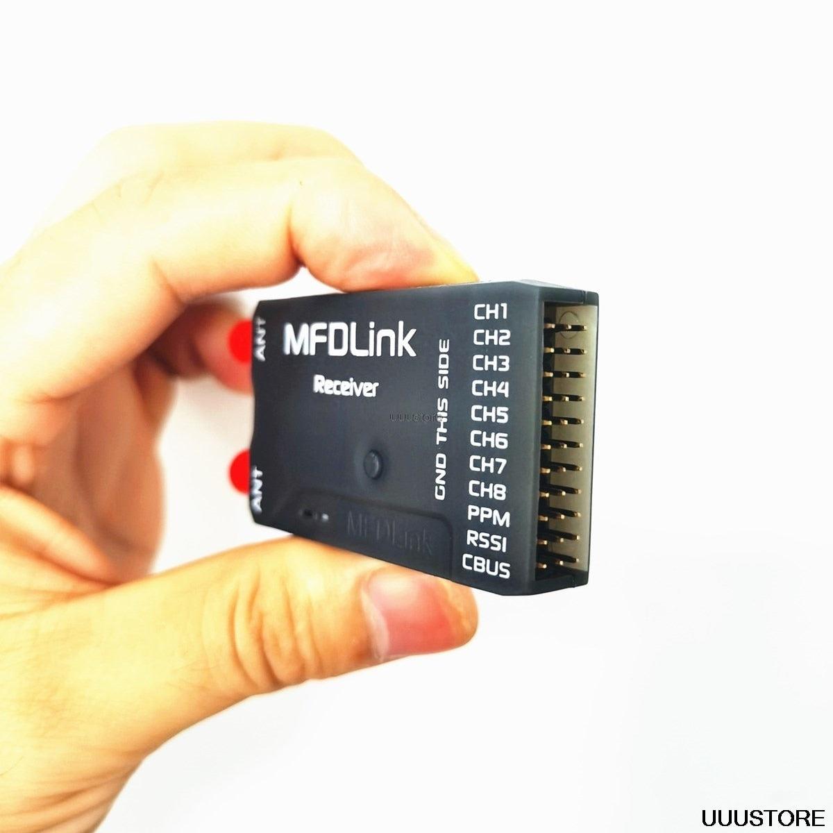 MFDLink TS4047 - 50KM Long Range System Rlink 433Mhz 16CH 1W RC UHF System Transmitter w/8 Channel Receiver TX+RX Set For fpv drone 2 MFDLink TS4047 - 50KM Long Range System Rlink 433Mhz 16CH 1W RC UHF System Transmitter w/8 Channel Receiver TX+RX Set For fpv drone - Image 2