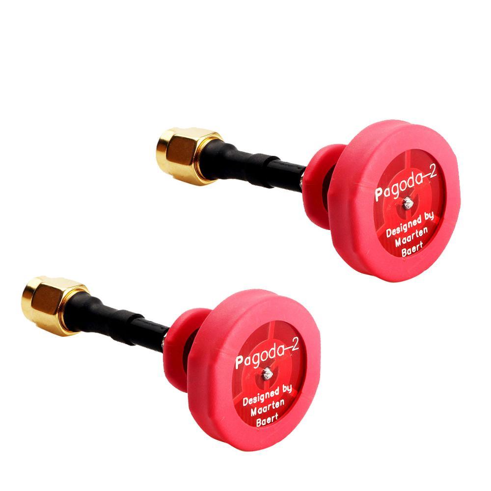 2PCS 5.8Ghz Omnidirectional Antenna SMA Connector/RP-SMA Connector for 5.8g EMAX Pagoda 2 FPV Racing Drone 1 2PCS 5.8Ghz Omnidirectional Antenna SMA Connector/RP-SMA Connector for 5.8g EMAX Pagoda 2 FPV Racing Drone