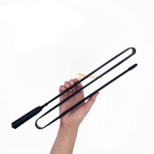 New Tactical SMA-F Foldable Antenna VHF UHF Walkie Talkie Baofeng UV-5R 82 9R Plus antenna BF-888S For CS Hunting  Fighting