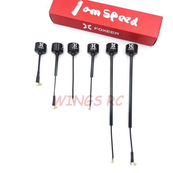 Foxeer Antenna Lollipop 4 V4 FPV Antenna 5.8G 2.6Dbi Stubby RHCP SMA RPSMA UFL Straight/Angle MMCX 7.2g For FPV RC Racing Drone — изображение 40