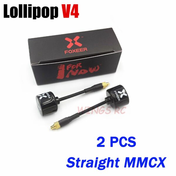 Foxeer Antenna Lollipop 4 V4 FPV Antenna 5.8G 2.6Dbi Stubby RHCP SMA RPSMA UFL Straight/Angle MMCX 7.2g For FPV RC Racing Drone — изображение 38