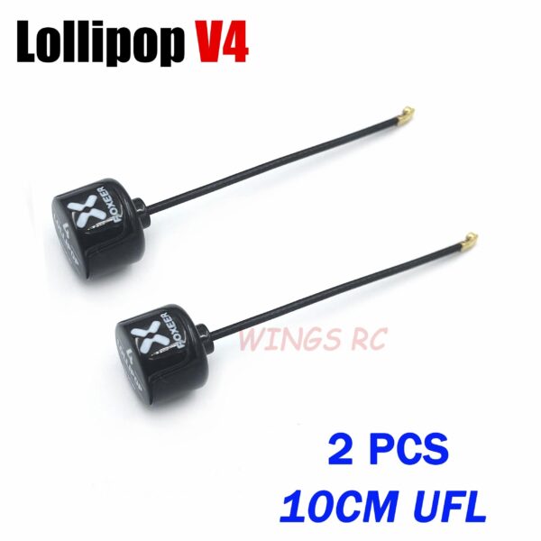 Foxeer Antenna Lollipop 4 V4 FPV Antenna 5.8G 2.6Dbi Stubby RHCP SMA RPSMA UFL Straight/Angle MMCX 7.2g For FPV RC Racing Drone — изображение 32