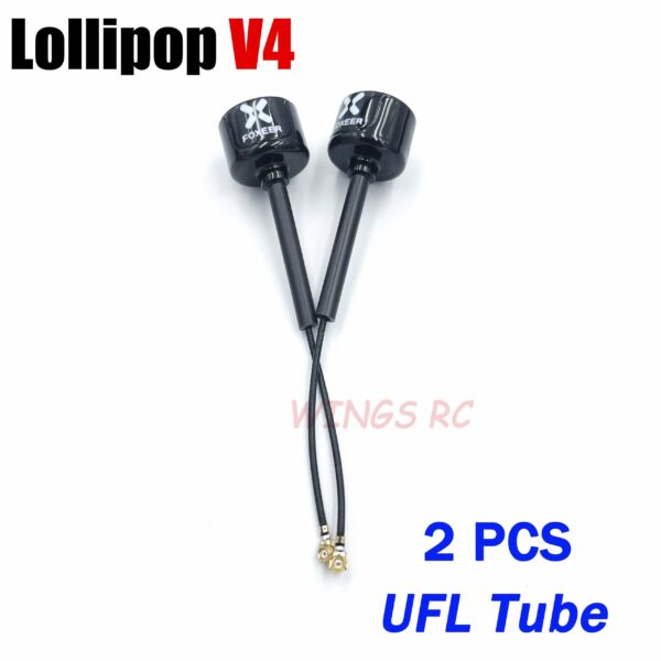 Foxeer Antenna Lollipop 4 V4 FPV Antenna 5.8G 2.6Dbi Stubby RHCP SMA RPSMA UFL Straight/Angle MMCX 7.2g For FPV RC Racing Drone — изображение 27