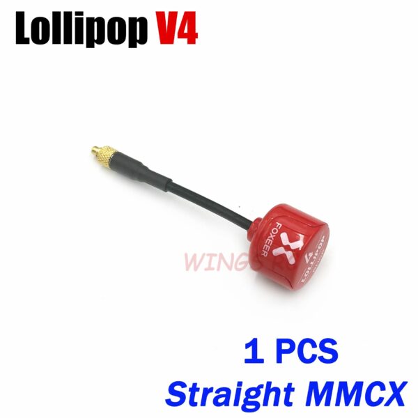 Foxeer Antenna Lollipop 4 V4 FPV Antenna 5.8G 2.6Dbi Stubby RHCP SMA RPSMA UFL Straight/Angle MMCX 7.2g For FPV RC Racing Drone — изображение 21