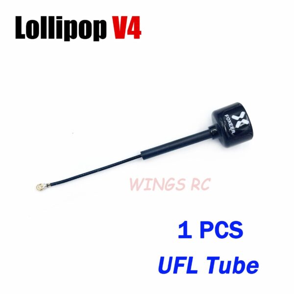 Foxeer Antenna Lollipop 4 V4 FPV Antenna 5.8G 2.6Dbi Stubby RHCP SMA RPSMA UFL Straight/Angle MMCX 7.2g For FPV RC Racing Drone — изображение 11