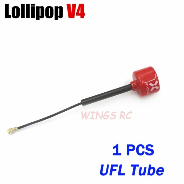 Foxeer Antenna Lollipop 4 V4 FPV Antenna 5.8G 2.6Dbi Stubby RHCP SMA RPSMA UFL Straight/Angle MMCX 7.2g For FPV RC Racing Drone — изображение 8