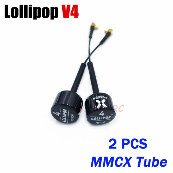 Foxeer Antenna Lollipop 4 V4 FPV Antenna 5.8G 2.6Dbi Stubby RHCP SMA RPSMA UFL Straight/Angle MMCX 7.2g For FPV RC Racing Drone — изображение 7