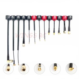 Foxeer Antenna Lollipop 4 V4 FPV Antenna 5.8G 2.6Dbi Stubby RHCP SMA RPSMA UFL Straight/Angle MMCX 7.2g For FPV RC Racing Drone