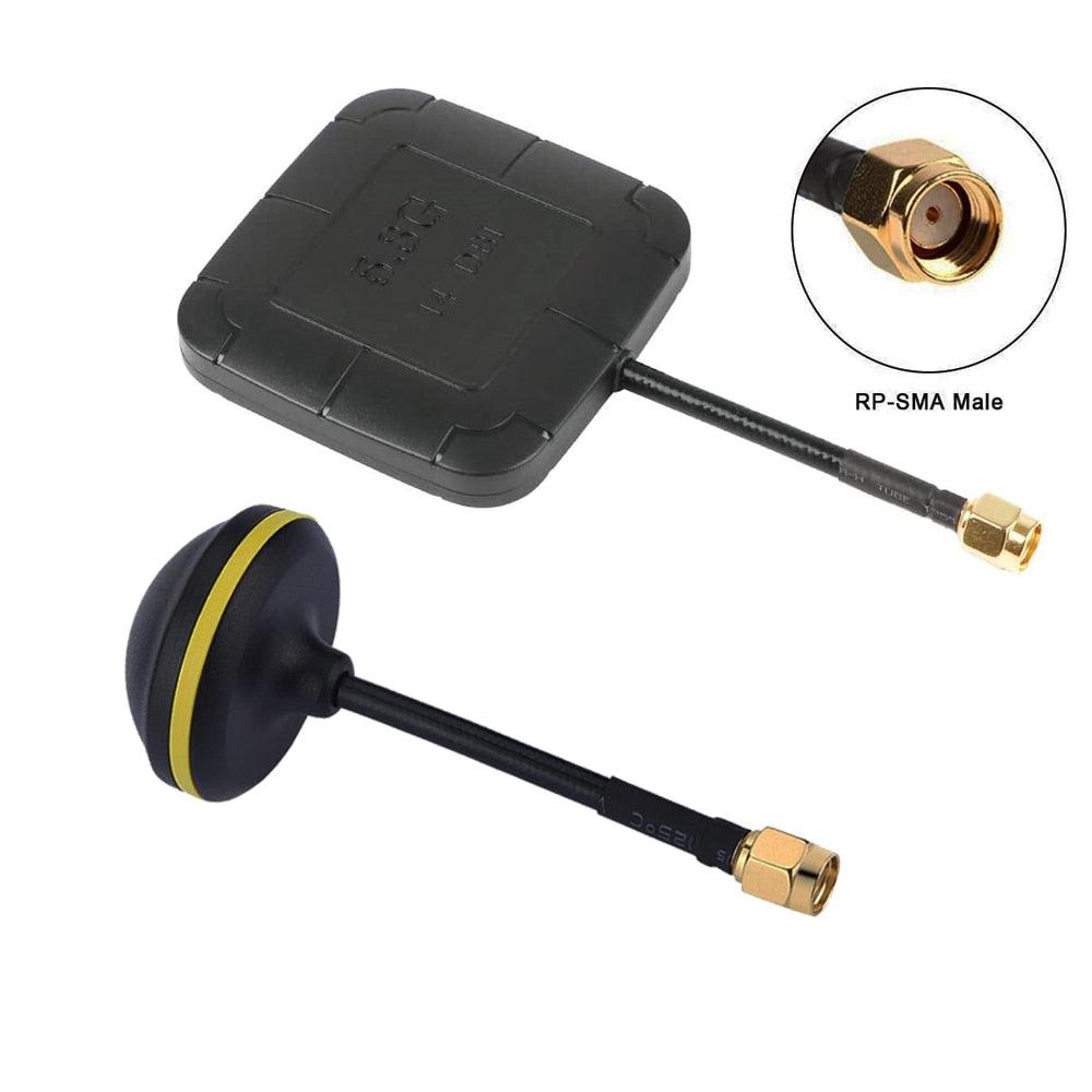 FPV Receiver Spare Parts 5.8G 14DBI High Gain Flat Panel Mushroom FPV Antenna RP-SMA for FPV Drone RC Quadcopter 1 FPV Receiver Spare Parts 5.8G 14DBI High Gain Flat Panel Mushroom FPV Antenna RP-SMA for FPV Drone RC Quadcopter