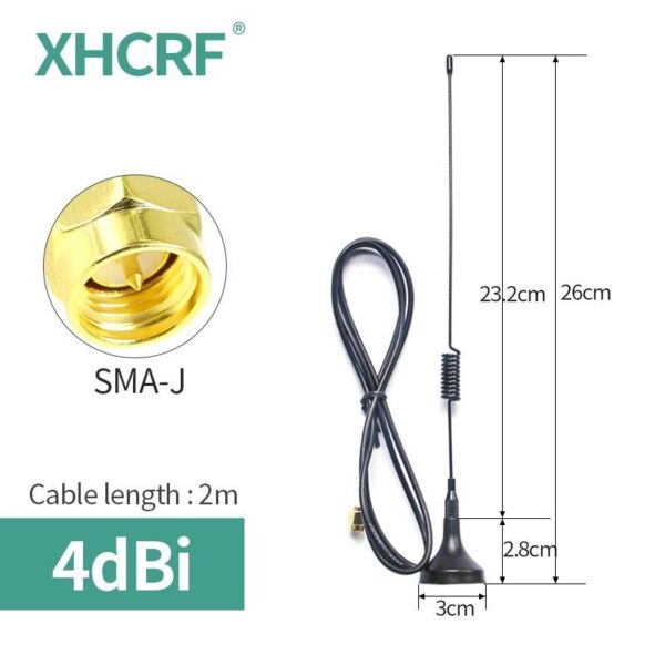 868 MHz Lora Antenna Wifi 915MHz Long Range Antenna for Internet Communication 900M Magnetic 868M Antena 915M Aerial with G900 - Image 3