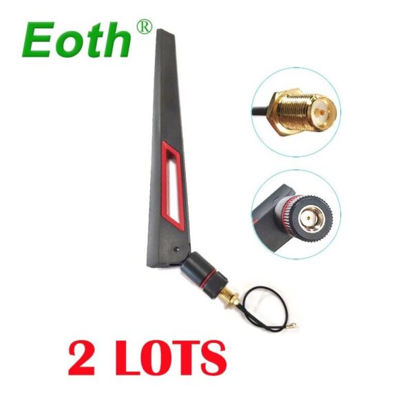 eoth 2.4G wifi Antenna 5.8Ghz real 8dBi RP-SMA Dual Band 2.4g 5.8g Antena IOT aerial SMA female ufl./ IPX 1.13Pigtail ipex1Cable 5 eoth 2.4G wifi Antenna 5.8Ghz real 8dBi RP-SMA Dual Band 2.4g 5.8g Antena IOT aerial SMA female ufl./ IPX 1.13Pigtail ipex1Cable — изображение 5