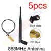 Eoth 5PC 868MHz Antenna 915MHz antena Lorawan lora 5dbi SMA Male female Connector 868 915 mhz antena GSM 21cm ipex 1 pigtail 6 Eoth 5PC 868MHz Antenna 915MHz antena Lorawan lora 5dbi SMA Male female Connector 868 915 mhz antena GSM 21cm ipex 1 pigtail — изображение 6