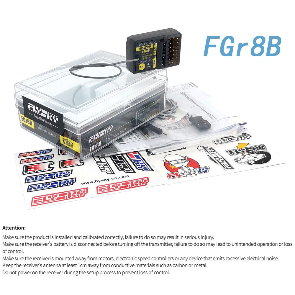 FlySky FGr8B - 2.4GHz 8CH AFHDS 3 PWM/PPM/i-bus Output Micro RC Receiver for PL18 NB4/Lite RC Car Boat FPV Racing Drone Parts 5 FlySky FGr8B - 2.4GHz 8CH AFHDS 3 PWM/PPM/i-bus Output Micro RC Receiver for PL18 NB4/Lite RC Car Boat FPV Racing Drone Parts - Image 5