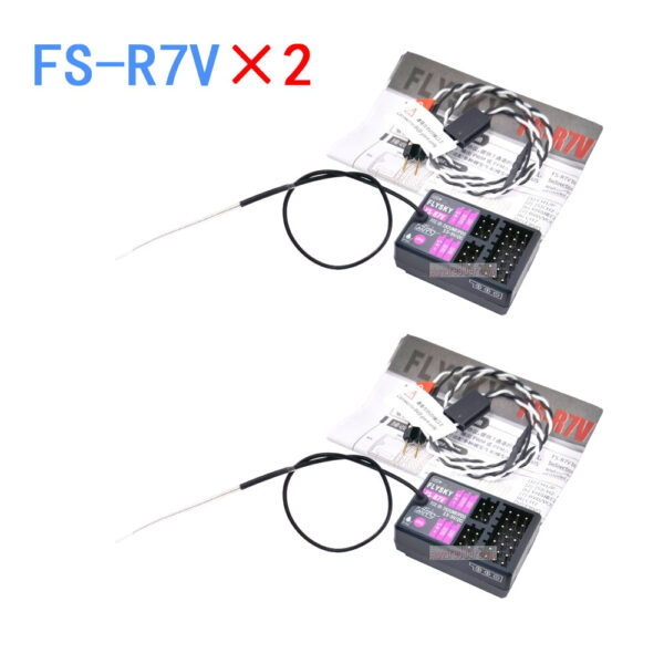 FLYSKY FS-R7V R7V - 2.4G Gyroscope 7CH ANT Protocol PWM Output RSSI Mini Receiver for FS-G7P Transmitter RC Car Boat DIY Parts - Image 4