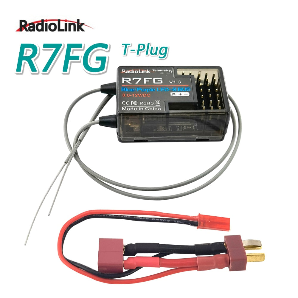 RadioLink R7FG 2.4GHz 7CH Dual Antenna Reciever - High Voltage Integrated Gyro Version For Radiolinks RC6GS RC Transmitter 7 RadioLink R7FG 2.4GHz 7CH Dual Antenna Reciever - High Voltage Integrated Gyro Version For Radiolinks RC6GS RC Transmitter — изображение 7