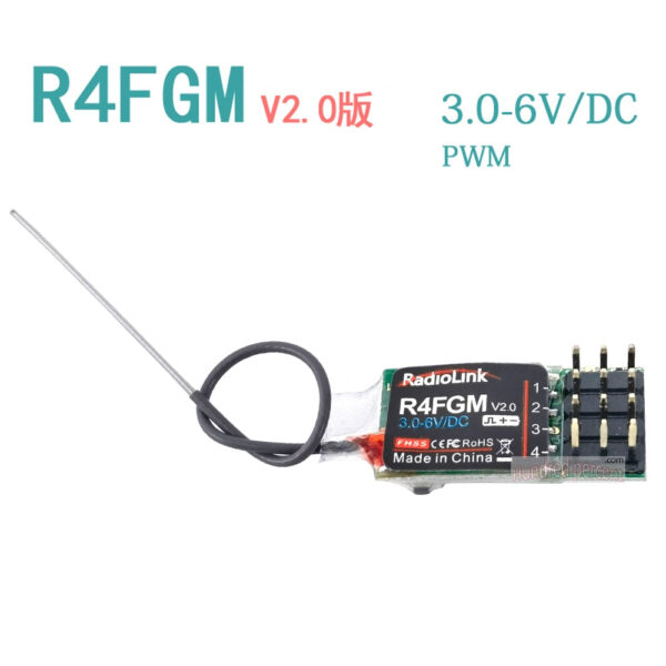 Radiolink 2.4GHz 6CH Receiver - Gyro Inside for RC4GS/R6FG V5 Transmitter R7FG V1.4 R6F V4 R4FMG V2.0 R8FG 7 Channels RCC6GS V3 6 Radiolink 2.4GHz 6CH Receiver - Gyro Inside for RC4GS/R6FG V5 Transmitter R7FG V1.4 R6F V4 R4FMG V2.0 R8FG 7 Channels RCC6GS V3 - صورة Radiolink 2.4GHz 6CH Receiver - Gyro Inside for RC4GS/R6FG V5 Transmitter R7FG V1.4 R6F V4 R4FMG V2.0 R8FG 7 Channels RCC6GS V3 - صورة 6
