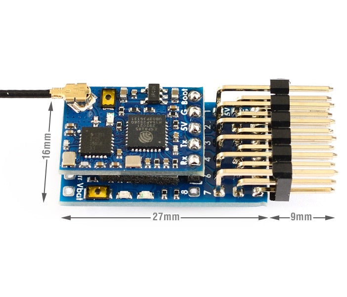 MATEK Mateksys EXPRESSLRSELRS 2.4GHZ VARIO RECEIVER 1 MATEK Mateksys EXPRESSLRSELRS 2.4GHZ VARIO RECEIVER