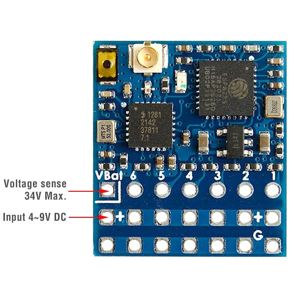 MATEK R24-P6 - Mateksys EXPRESSLRS 2.4GHZ PWM RECEIVER 2 MATEK R24-P6 - Mateksys EXPRESSLRS 2.4GHZ PWM RECEIVER - Image 2