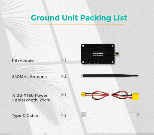 CUAV UAV P8 Radio Telemetry - Ultra-Long Data 840-845Mhz Wireless For FPV Digital Transmission System Station RC Drone Parts 4 CUAV UAV P8 Radio Telemetry - Ultra-Long Data 840-845Mhz Wireless For FPV Digital Transmission System Station RC Drone Parts - Image 4