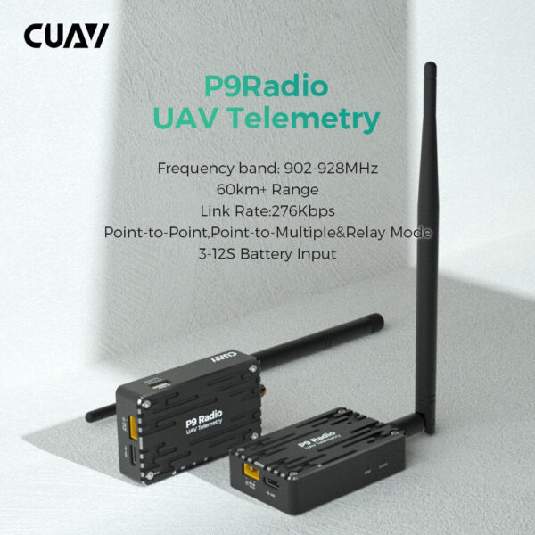 CUAV RC FPV Data Transmission - Pixhack Pixhawk Long Distance 60KM P9 Radio DataTelemetry Module 7 CUAV RC FPV Data Transmission - Pixhack Pixhawk Long Distance 60KM P9 Radio DataTelemetry Module - صورة CUAV RC FPV Data Transmission - Pixhack Pixhawk Long Distance 60KM P9 Radio DataTelemetry Module - صورة 7