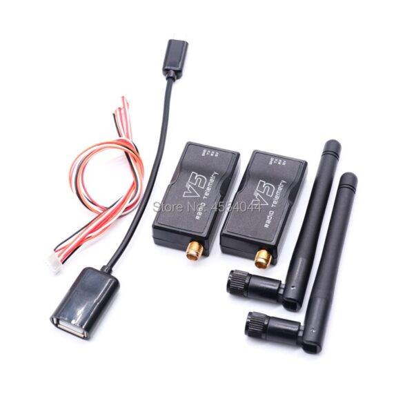 3DR Radio V5 Telemetry - 433Mhz 915Mhz 100MW/500MW Air and Ground Data Transmit Module with OTG cables for APM 2.8 /Pixhawk 2.4.8 17 3DR Radio V5 Telemetry - 433Mhz 915Mhz 100MW/500MW Air and Ground Data Transmit Module with OTG cables for APM 2.8 /Pixhawk 2.4.8 - Image 17