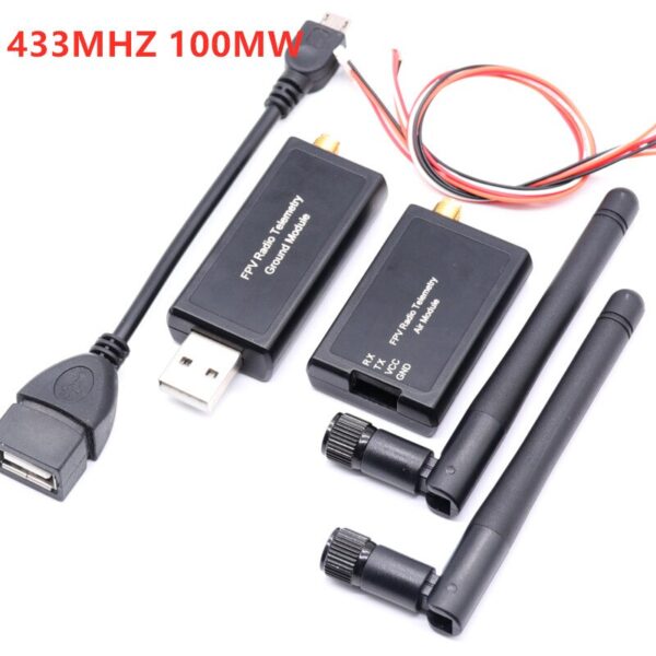 3DR Radio V5 Telemetry - 433Mhz 915Mhz 100MW/500MW Air and Ground Data Transmit Module with OTG cables for APM 2.8 /Pixhawk 2.4.8 15 3DR Radio V5 Telemetry - 433Mhz 915Mhz 100MW/500MW Air and Ground Data Transmit Module with OTG cables for APM 2.8 /Pixhawk 2.4.8 - Image 15