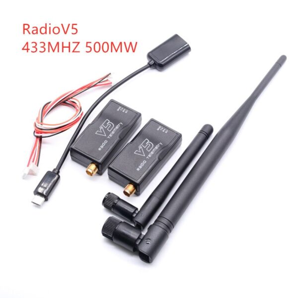 3DR Radio V5 Telemetry - 433Mhz 915Mhz 100MW/500MW Air and Ground Data Transmit Module with OTG cables for APM 2.8 /Pixhawk 2.4.8 4 3DR Radio V5 Telemetry - 433Mhz 915Mhz 100MW/500MW Air and Ground Data Transmit Module with OTG cables for APM 2.8 /Pixhawk 2.4.8 - Image 4