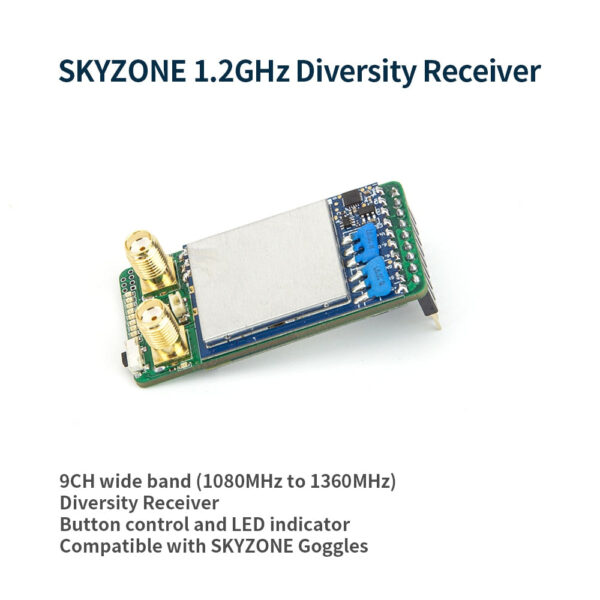 SKYZONE 1.2GHz Diversity Receiver 4db antenna 3 SKYZONE 1.2GHz Diversity Receiver 4db antenna — изображение 3