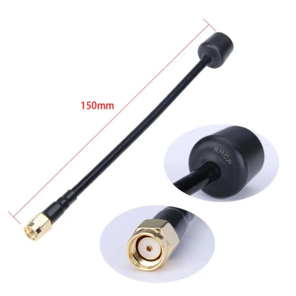 2pcs iFlight Albatross 5.8GHz 3Dbi 5000-6000MHz 150mm RHCP / LHCP RP-SMA / SMA FPV Antenna for FPV drone part — изображение 8