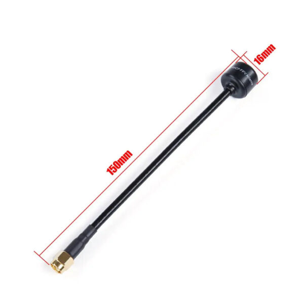 2pcs iFlight 150mm 5.8GHz 2.0Dbi SMA RP-SMA RHCP black FPV Antenna for FPV drone part 5 2pcs iFlight 150mm 5.8GHz 2.0Dbi SMA RP-SMA RHCP black FPV Antenna for FPV drone part - Image 5
