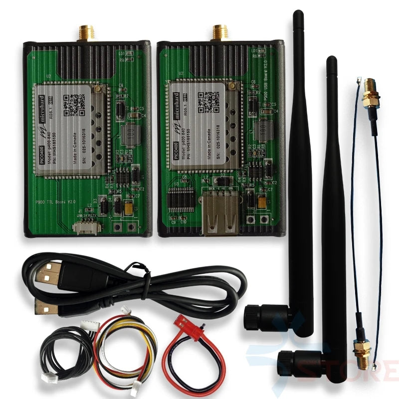 P900/P400-840 1W Transmitter Receiver Telemetry - 30KM Long Range Distance Data Link Microhard For UAV APM Pixhawk PIXHACK 2 P900/P400-840 1W Transmitter Receiver Telemetry - 30KM Long Range Distance Data Link Microhard For UAV APM Pixhawk PIXHACK — изображение 2