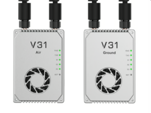 CHINOWING V31 Video& Telemetry& RC Link - 5km, 20km, 30km, 50km, 80km, 150km Long Range 800MHz, 1.4GHz Frequency OFDM, MIMO 2w, 5w RF Power Integrated Solution Communication Links for UAV Drone UGV
