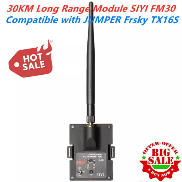 30KM Long Range SIYI FM30 Radio Module - with Datalink Telemetry Bluetooth Receiver OpenTX Racing Drones 2.4G FM30 Transmitter 3 30KM Long Range SIYI FM30 Radio Module - with Datalink Telemetry Bluetooth Receiver OpenTX Racing Drones 2.4G FM30 Transmitter - Image 3