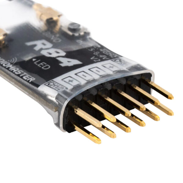 RadioMaster R84 V2 Receiver - 2.4GHZ 4Channel PWM Receiver Compatible for Frsky D8/D16, Futaba SFHSS, Suitable for FPV Drone Airplane Models 4 RadioMaster R84 V2 Receiver - 2.4GHZ 4Channel PWM Receiver Compatible for Frsky D8/D16, Futaba SFHSS, Suitable for FPV Drone Airplane Models - صورة RadioMaster R84 V2 Receiver - 2.4GHZ 4Channel PWM Receiver Compatible for Frsky D8/D16, Futaba SFHSS, Suitable for FPV Drone Airplane Models - صورة 4
