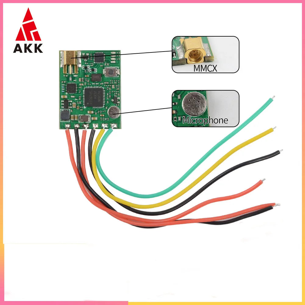 AKK Race VTX - 25mw 200mW switchable OSD configuration smart audio 4 AKK Race VTX - 25mw 200mW switchable OSD configuration smart audio - صورة AKK Race VTX - 25mw 200mW switchable OSD configuration smart audio - صورة 4