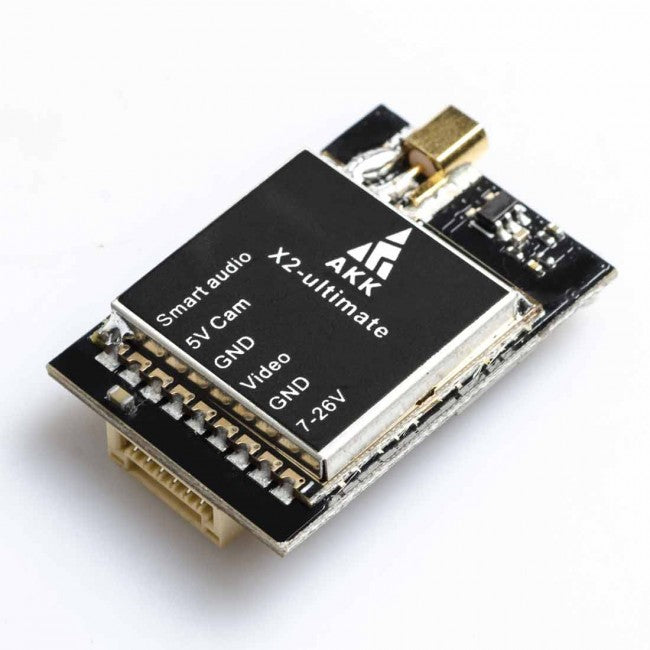 AKK X2-ultimate VTX (US Version) - 5.8GHZ 25mW/200mW/600mW/1000mW Switchable FPV Video Transmitter 2-6S, OSD, Betaflight, Smart Audio, MMCX 4 AKK X2-ultimate VTX (US Version) - 5.8GHZ 25mW/200mW/600mW/1000mW Switchable FPV Video Transmitter 2-6S, OSD, Betaflight, Smart Audio, MMCX — изображение 4